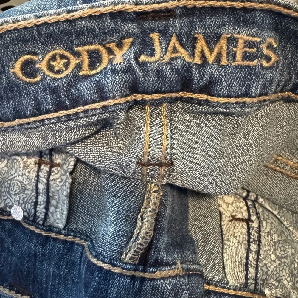 NEW Cody James Men's Slim‎ Straight Jeans 32X34 Roan Wash Western Rodeo Cowboy